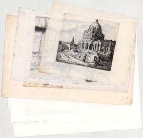 John Winkler (6) Etchings [SF Street Scenes]