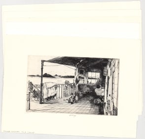 John Winkler (6) Etchings [SF Street Scenes; Bay]