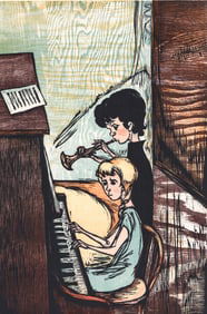 Mervin Jules Original Woodcut SIGNED 20/100