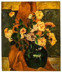 Attributed to Selden Connor Gile Oil On Board
