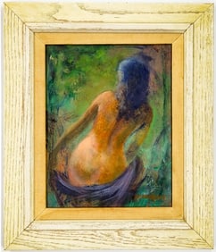 James Fetherolf Oil on Board Framed [Nude]