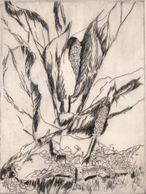 Marie Elise Gray Etching S/N [Field Flower] PNW