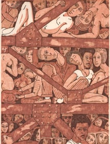 Adriaan Jobse Color Woodcut [Metropolis]
