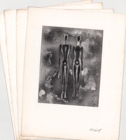 Alexander A. Alexeieff (4) SIGNED Etchings