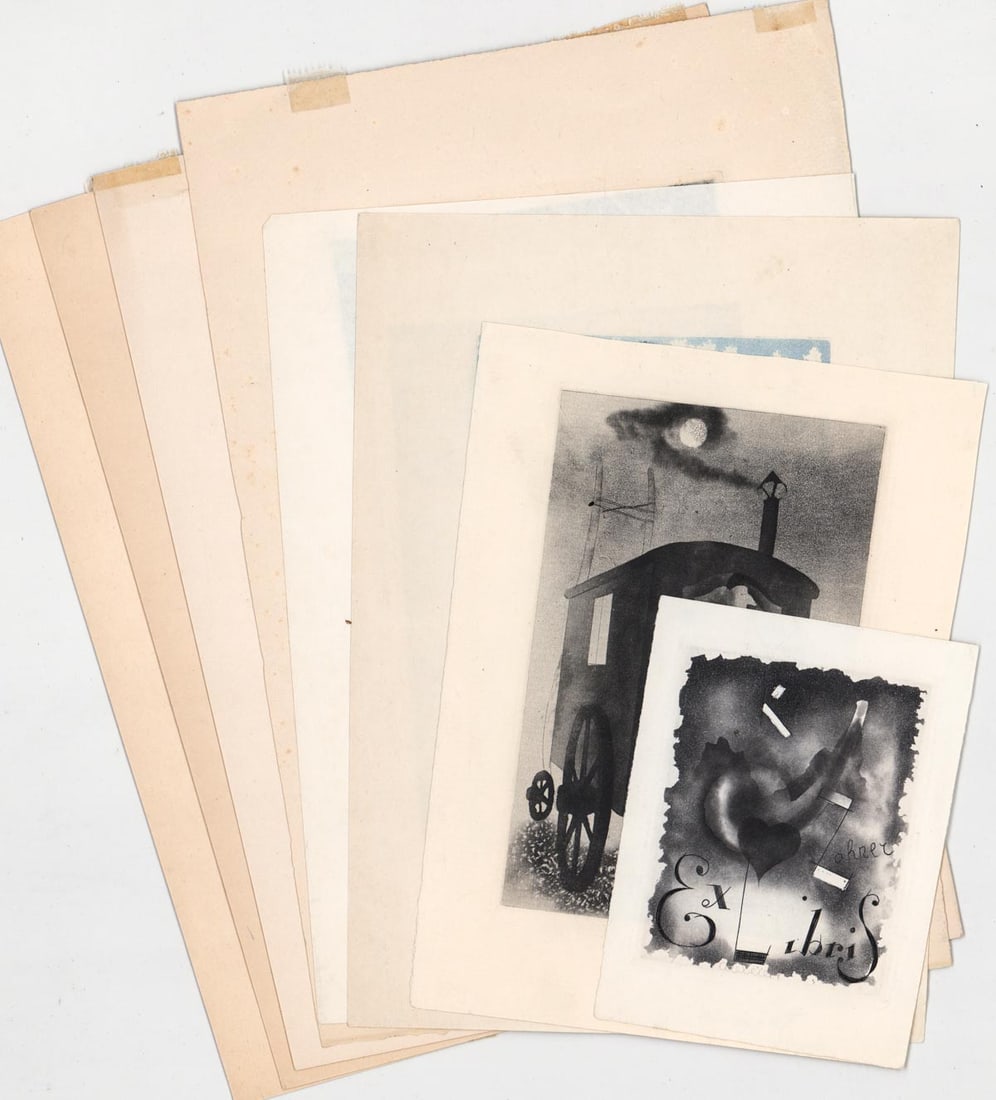 Alexander A. Alexeiff (7) SIGNED Etchings (1 of 9)