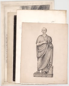 Antique (6) Original Drawings [People]