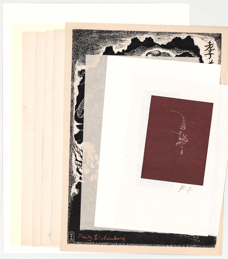 Fritz Eichenberg (11) Woodblock Prints (1 of 12)