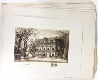 Robert Shaw (21) Etchings [Scenic, US Historical]