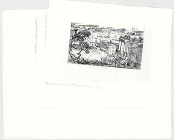 John Winkler (4) Etchings [SF Street Scenes]