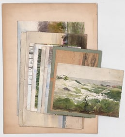 George Teel (11) Original Works on Paper [Scenic]