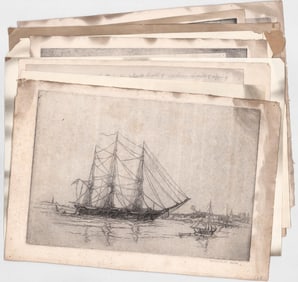 Reynolds Beal (15) Etchings