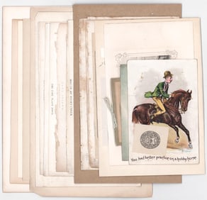 Antique (22) Prints [People, Scenic]