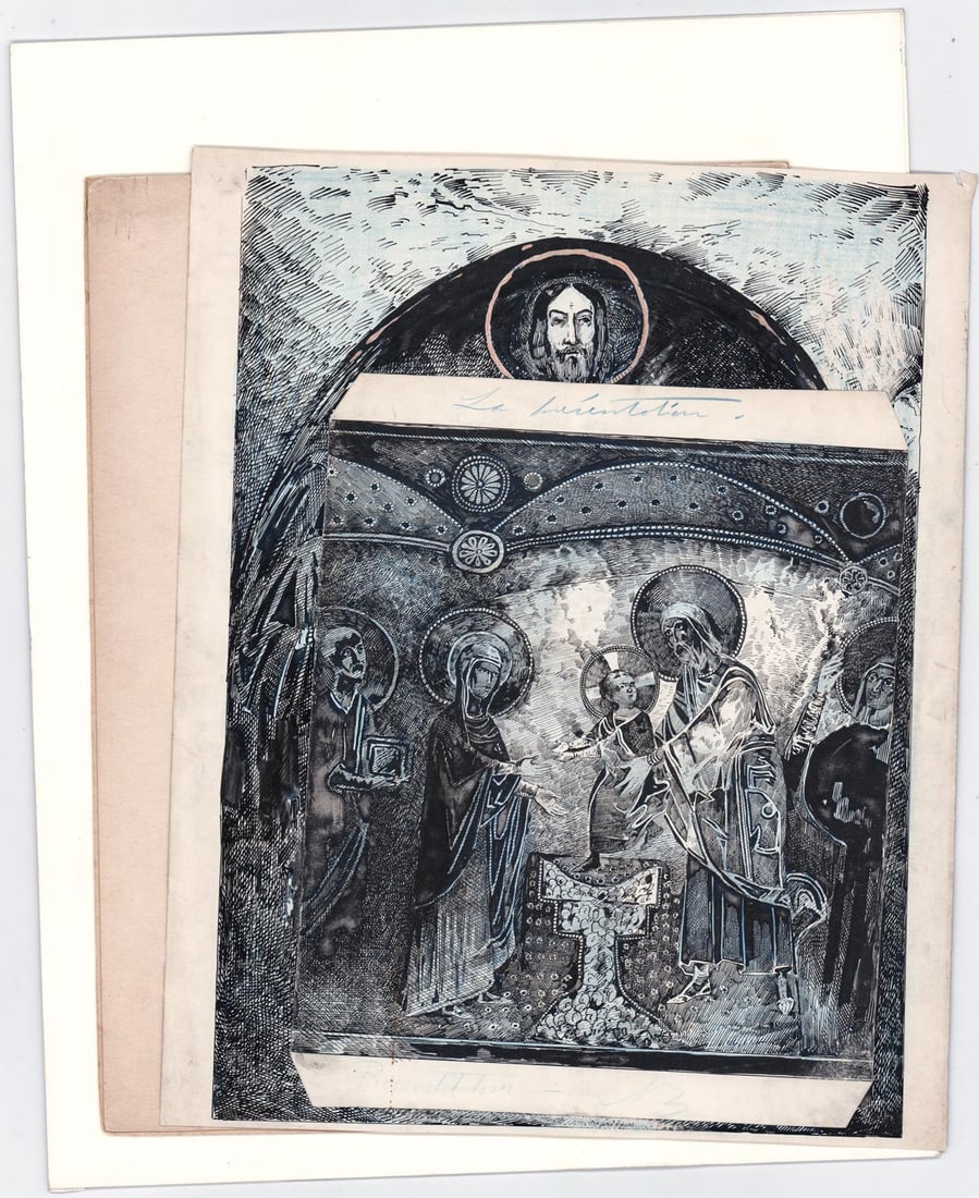 Original (4) Drawings [Religious] (1 of 5)