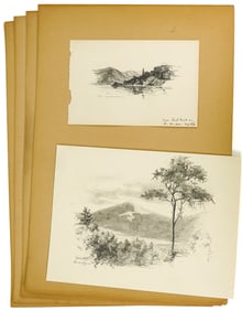 Louis A. Holman (8) Original Drawings