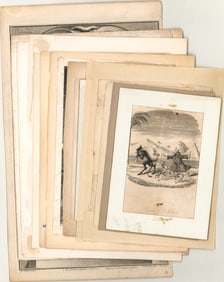 Antique (17) Prints [People, Scenic]