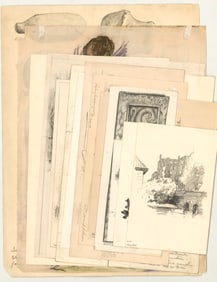 Louis A. Holman (14) Original Drawings