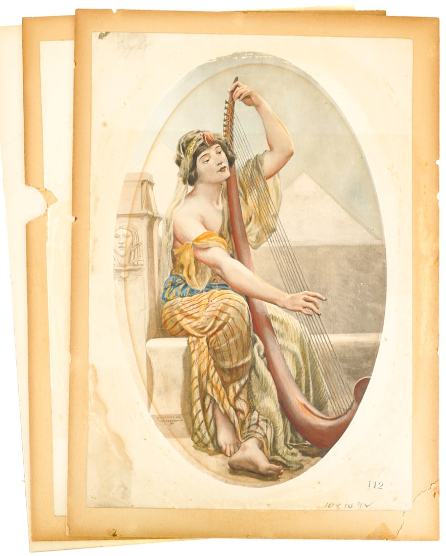 Will Hicok Low (3) Hand Colored Prints (1 of 7)