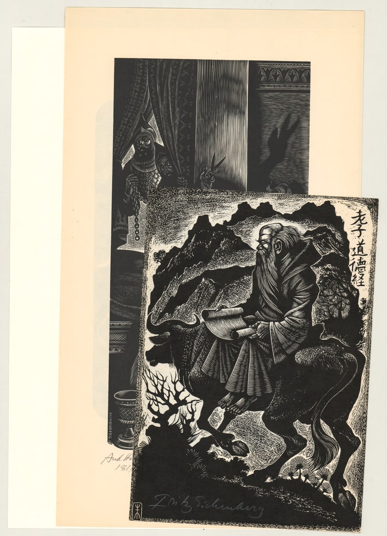 Fritz Eichenberg (3) Signed Wood Engravings (1 of 7)