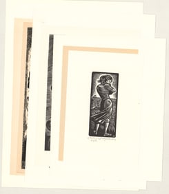 Fritz Eichenberg (8) Signed Wood Engravings