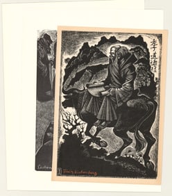 Fritz Eichenberg (2) Signed Engraving Dorothy Day