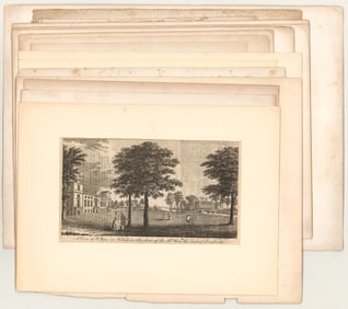 Antique (17) Engravings / Etchings [Scenic]