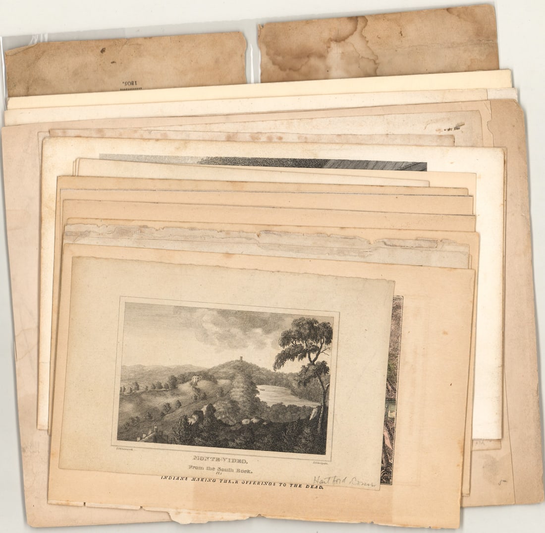 Antique (25) Engravings [People; Scenic] (1 of 17)