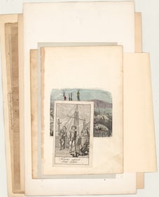 Antique (10) Engravings / Etchings [People]