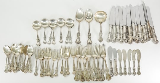 Reed and Barton Sterling (71pc) Flatware [2228g]