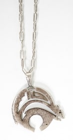 Sterling Bear Pendant and Chain [Noo-Ya-Toh]