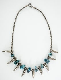 Southwest Turquoise and Sterling Necklace