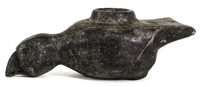 Native American Stone Effigy Pipe