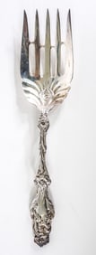 Reed & Barton 5 Tine Serving Fork Francis I 112g