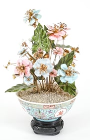 8.5IN 'Asian Style' Flowers by Jane Hutchinson