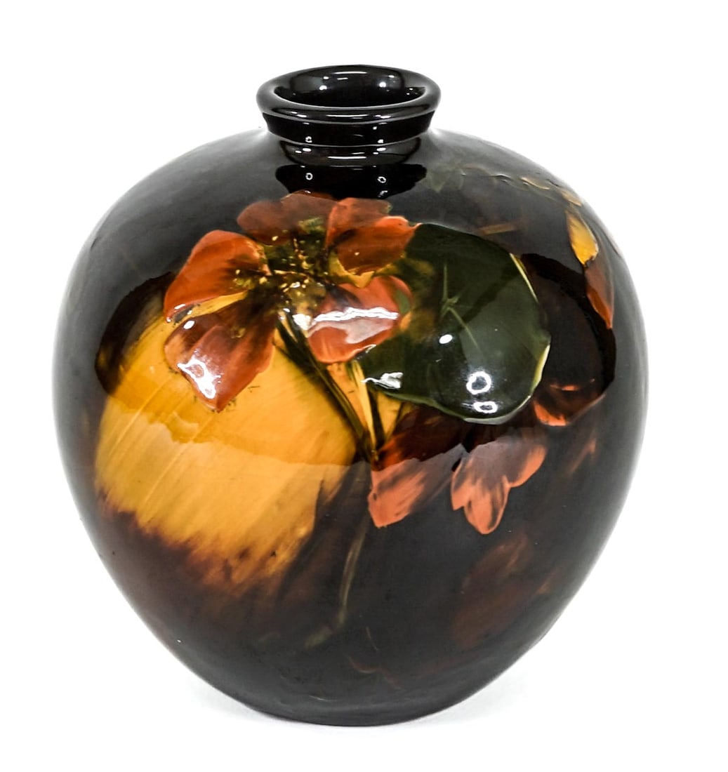 Weller Aurelian 7IN Vase Signed C. Dibowski (1 of 8)