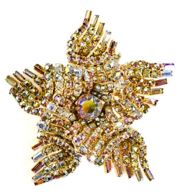 Large Costume Brooch 3 x 3 inches