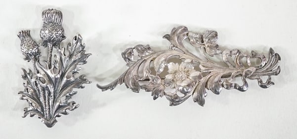 Guglielmo Cini Sterling Brooches (2)