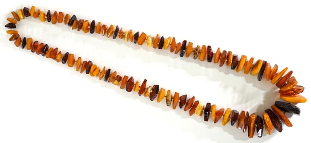 Impressive Large Amber Bead Necklace