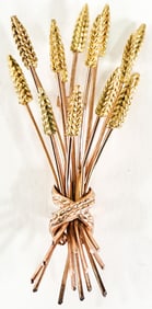 Vintage Karu "Wheat" Brooch
