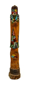 Hopi Kachina 10IN Carved Wood Doll [M. Lucario]