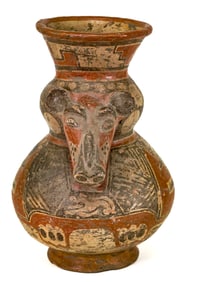 Old Pottery 9.5IN Effigy Vase