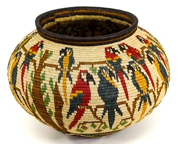 Panama-Darien Rainforest 6.25IN Basket [Parrots]