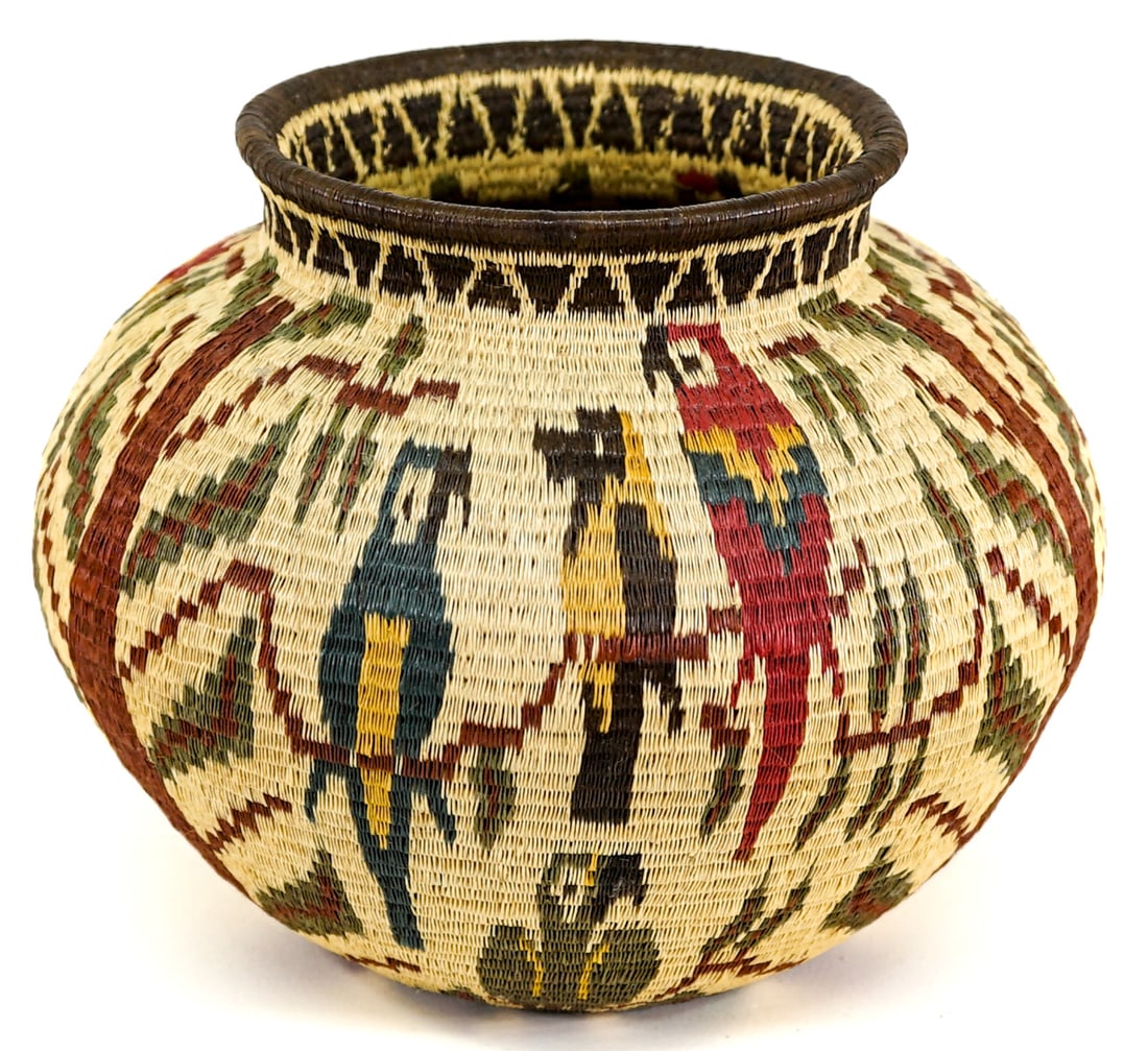 Panama-Darien Rainforest 6IN Basket [Parrots] (1 of 6)