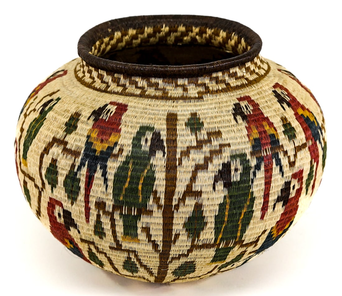 Panama - Darien Rainforest 6IN Basket [Parrots] (1 of 7)