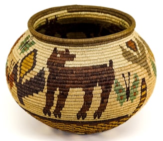 Panama-Darien Rainforest 5.75IN Basket [Animals]