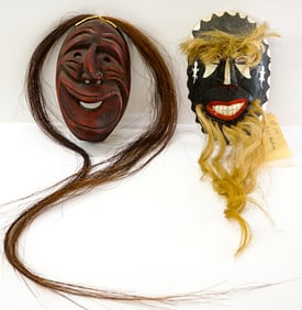 Pascola Dance Masks (2) Angel Martinez Yaqui