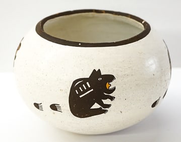 Emma Lewis (Acoma) Pottery Bowl