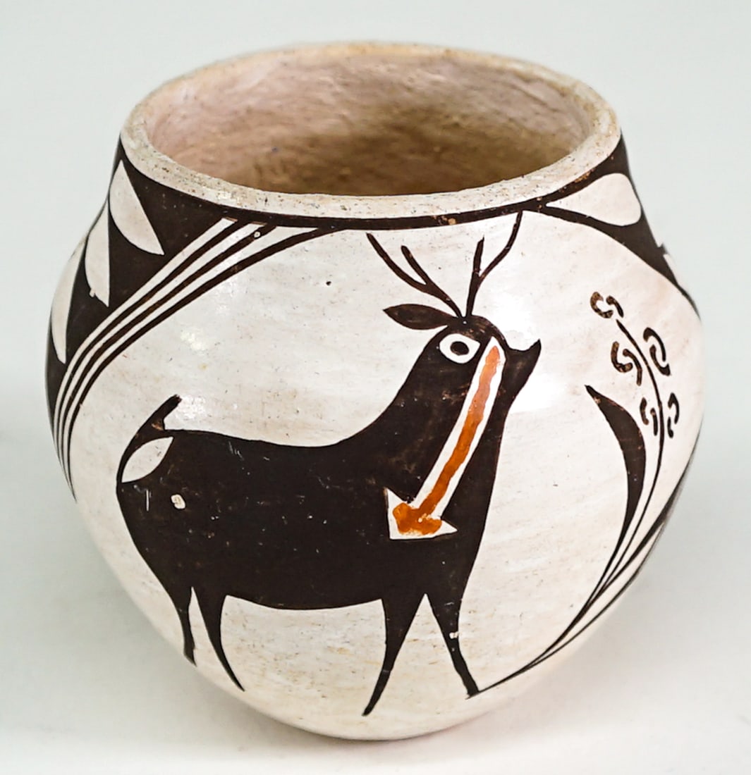 Marie Z. Chino (Acoma) Polychrome Pottery (1 of 9)