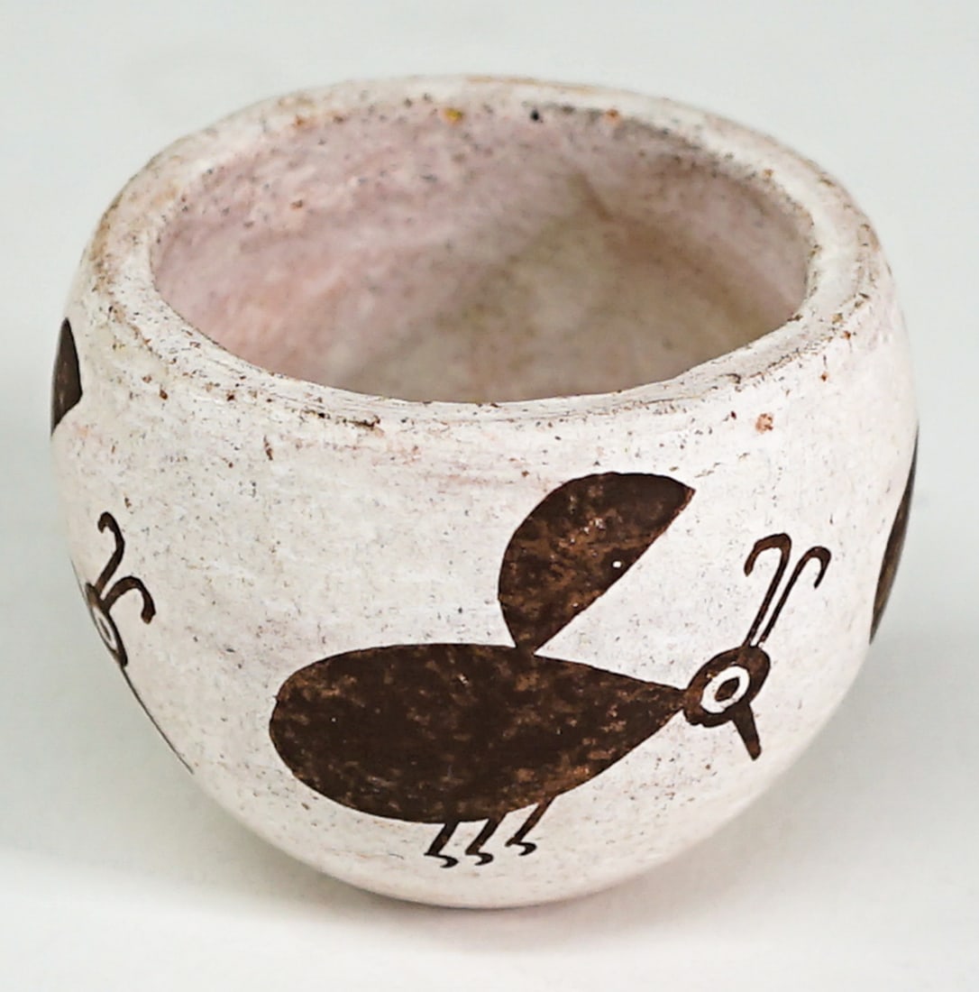 E. Lewis (Acoma) Small Pottery 1.5IN Cup (1 of 8)