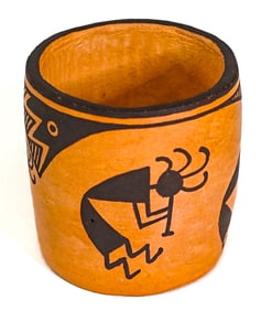 Carmel Lewis (Acoma) Pottery 1.75IN Cup