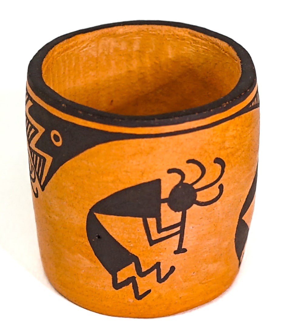 Carmel Lewis (Acoma) Pottery 1.75IN Cup (1 of 7)